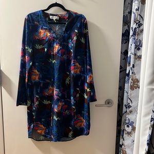 Fabulous Floral Shirt Dress